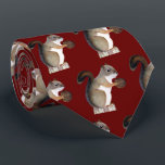 Squirrel Tie<br><div class="desc">A colour pencil drawing of a squirrel adorns this fun tie!</div>