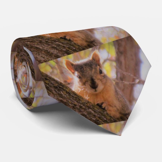 Squirrel Tie (Rolled)