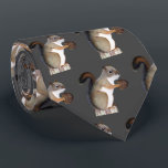 Squirrel Tie<br><div class="desc">A colour pencil drawing of a squirrel adorns this fun tie!</div>