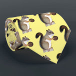 Squirrel Tie<br><div class="desc">A colour pencil drawing of a squirrel adorns this fun tie!</div>