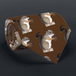 Squirrel Tie<br><div class="desc">A colour pencil drawing of a squirrel adorns this fun tie!</div>