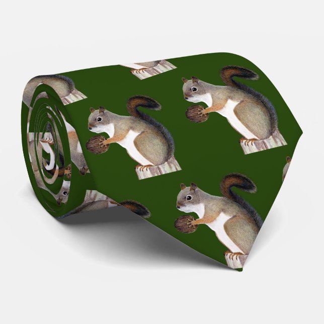 Squirrel Tie (Rolled)