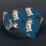 Squirrel Tie<br><div class="desc">A colour pencil drawing of a squirrel adorns this fun tie!</div>