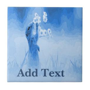 Squirrel  Tile, Dutch Look, Personalize Tile