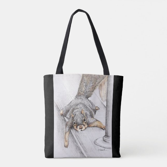 Squirrel Tote Bag (Back)