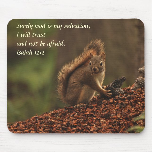 Squirrel - Trust Mouse Pad (Front)