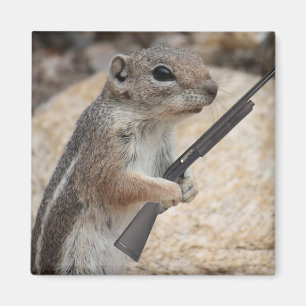 Squirrel Vengeance Magnet