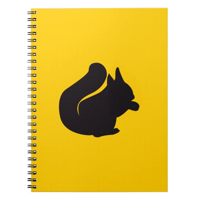 Squirrel Vintage Wood Engraving Notebook (Front)