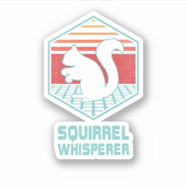 Squirrel Whisperer Retro Vintage 80s Style. Perfec (Front)
