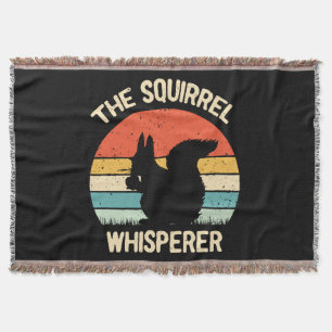 Squirrel Whisperer Squirrels Lovers Gift Throw Blanket
