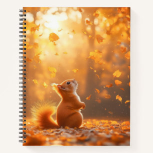 Squirrel Wild Animal Loving Portrait Notebook