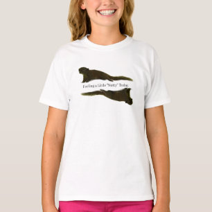 Squirrel Wildlife Nature Art Animal Girl T-shirt