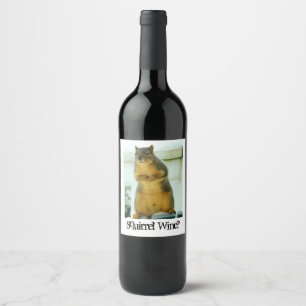 Squirrel Wine Label