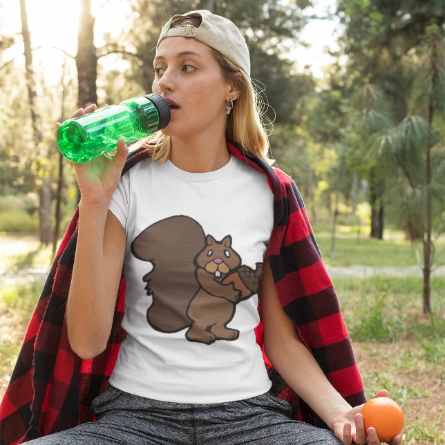 Squirrel with Acorn Cute Woodland Animal T-Shirt (Creator Uploaded)