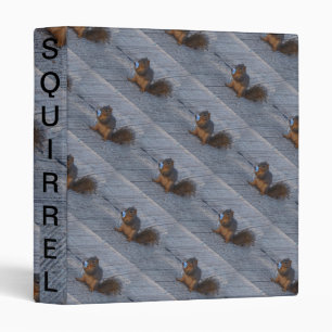 Squirrel With Pop Sucker Binder