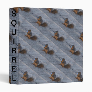 Squirrel With Pop Sucker Binder