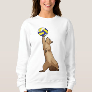 Squirrel with Volleyball Sweatshirt