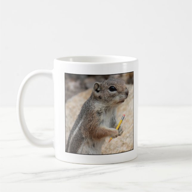 Squirrel Writer Mug (Left)