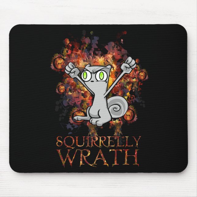 Squirrelly Wrath! Foamy Mousepad (Front)