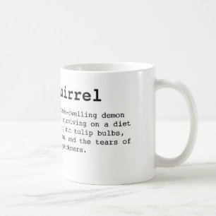 Squirrels are evil mug