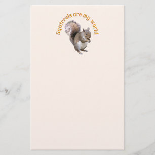 Squirrels are my World Stationery