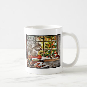 Squirrels at the Window Coffee Mug