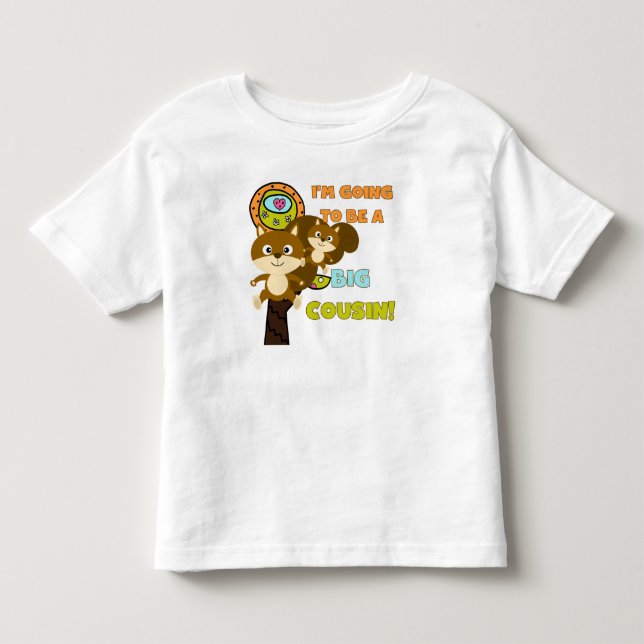 Squirrels Future Big Cousin Toddler T-shirt (Front)
