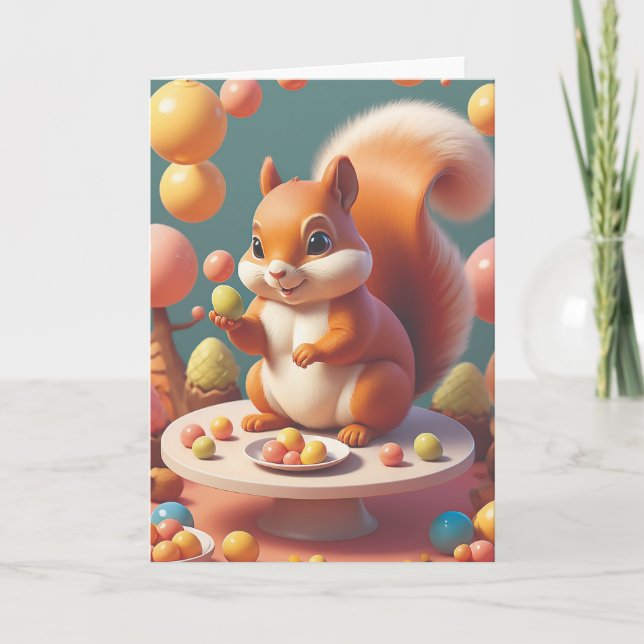 Squirrel's Sweet Soiree Card (Front)