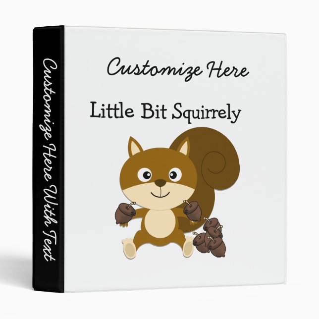 Squirrely Binder (Front/Spine)