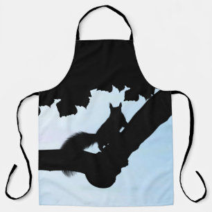 Squirrely Blues Apron