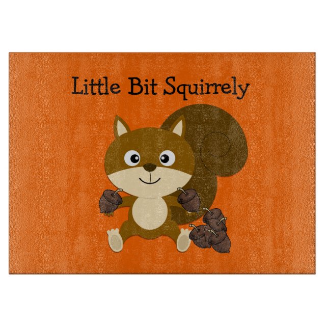 Squirrely Cutting Board (Front)