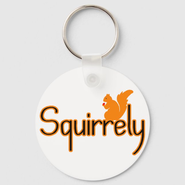 Squirrely Keychain (Front)
