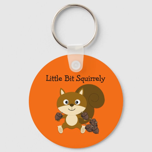 Squirrely Keychain (Front)