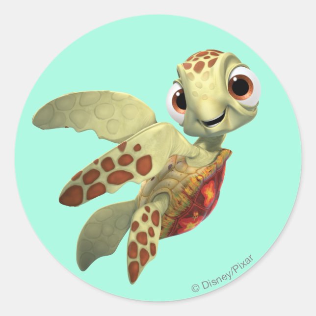 Squirt 2 classic round sticker (Front)