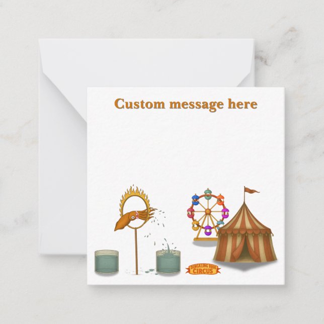 Squirty squid card (Front)