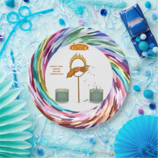 Squirty Squid Paper Plate