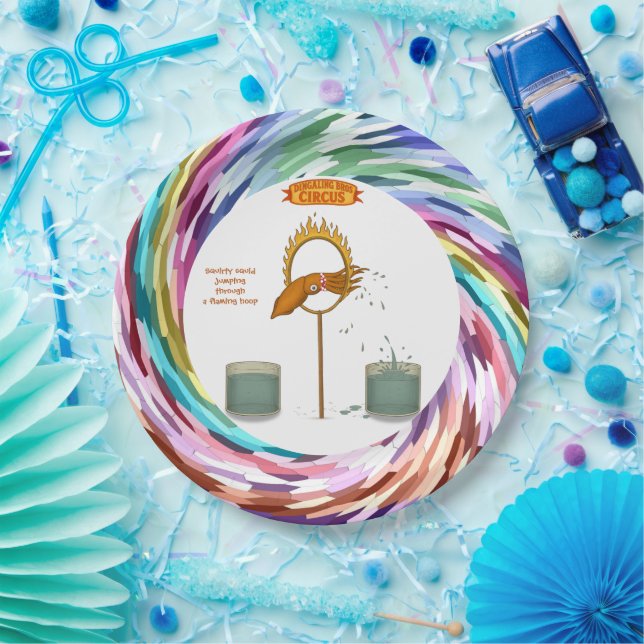 Squirty Squid Paper Plate (Party)