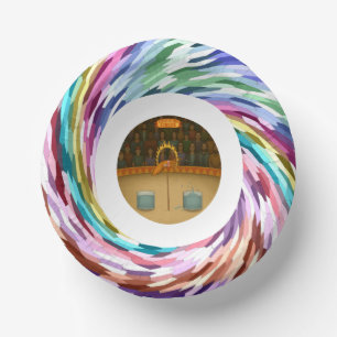 Squirty squid paper plate