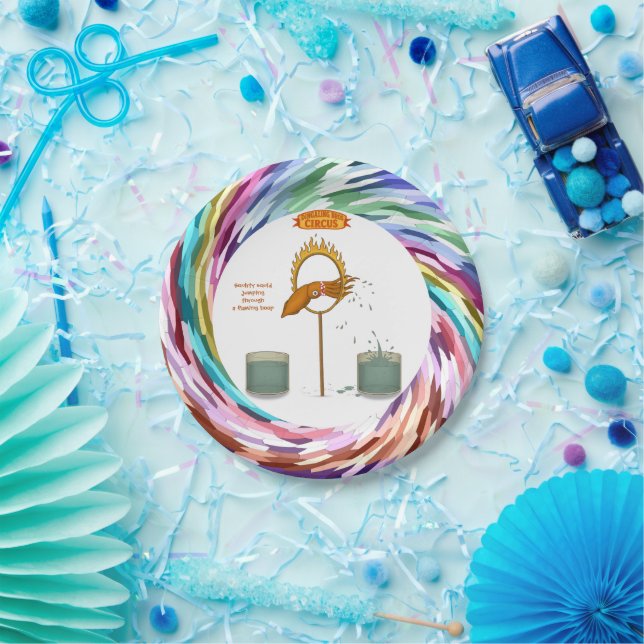 Squirty Squid Paper Plate (Party)