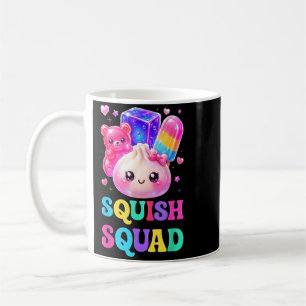 Squish Squad Cute Kawaii Dumpling Rainbow Candy Coffee Mug