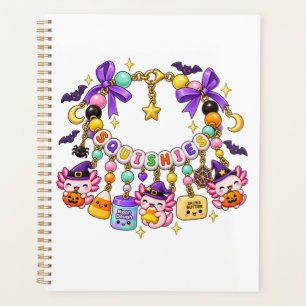 Squishes Beaded Bracelet Halloween Moon Dough Butt Planner