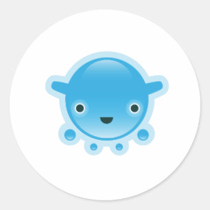 Squishies Blue Bubbo Stickers