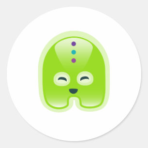 Squishies Green Wassat Stickers