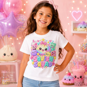 Squishies Squeeze Squad Cute Dumpling Bubble Tea T-Shirt