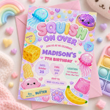 Squishy Girl Cute Kawaii Colourful Birthday Party