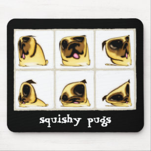Squishy Pugs Mousepad