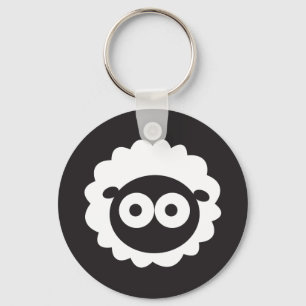 Squishy Sheep Keychain