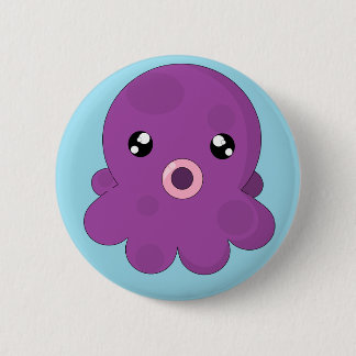 Squishy the Squid 2 Inch Round Button