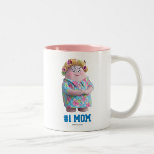 Squishy's Mom - #1 Mom Two-Tone Coffee Mug