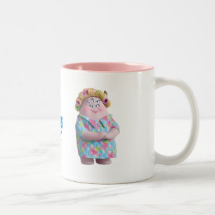 Squishy's Mom 1 Two-Tone Coffee Mug